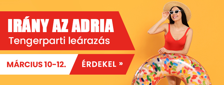 Irány az Adria! Óriási akciók a Szallasguru.hu-n!