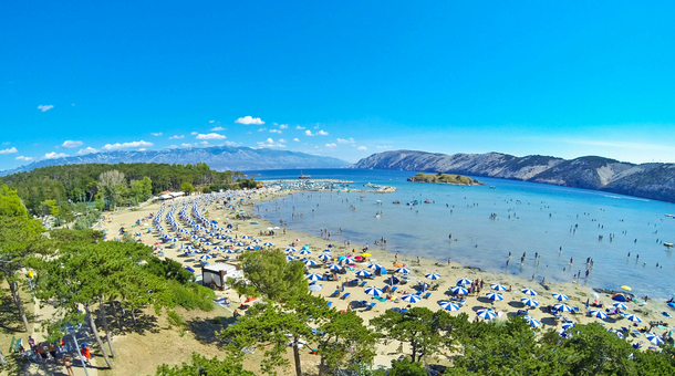 Tengerparti üdülés Rab-szigetén!