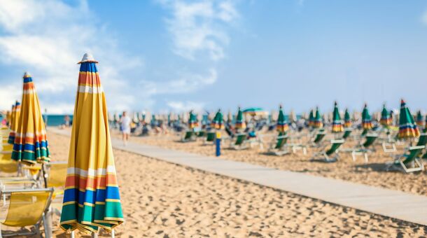 Nyári fürdőzés Bibione tengerpartján!