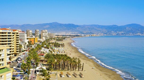 Napsütés, tengerpart, Costa del Sol!