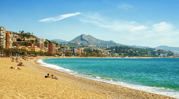 Napsütés, tengerpart, Costa del Sol!