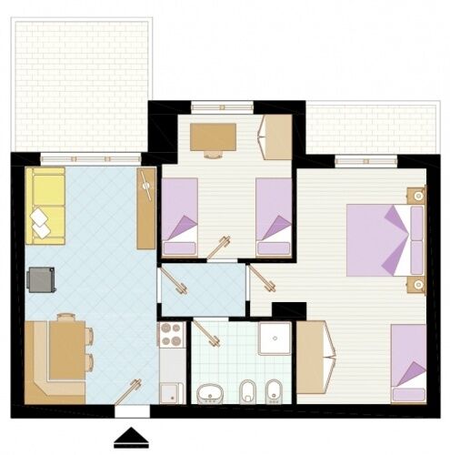 C6 és C2-6 apartman