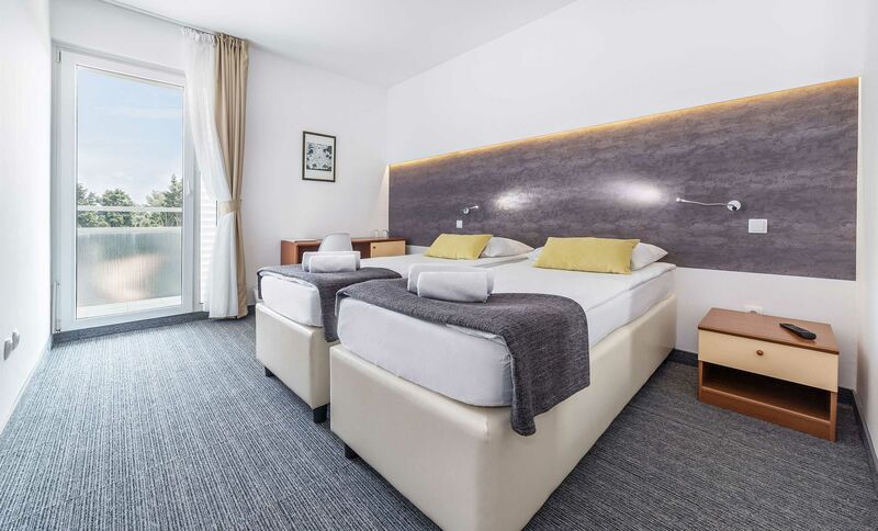 Kétágyas pótágyazható balkonos standard szoba
