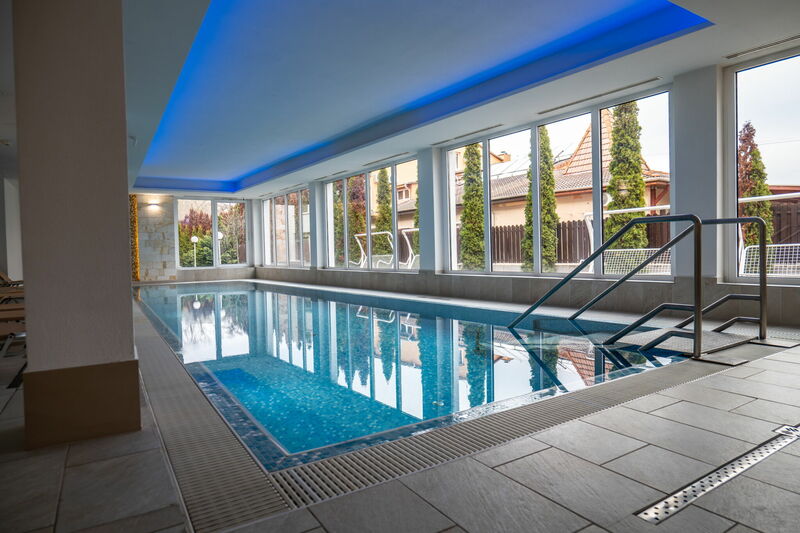 Wellness és fürdőrészleg