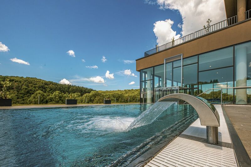 Kültéri wellness részleg