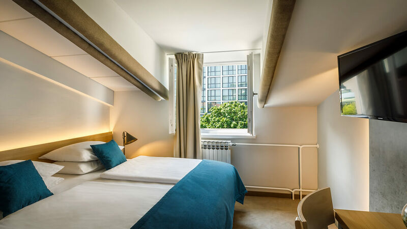 Kétágyas gazdaságos tetőtéri szoba