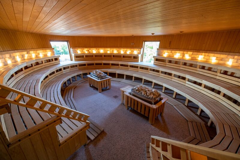 SkyLand vízi világ - Panorámaszauna