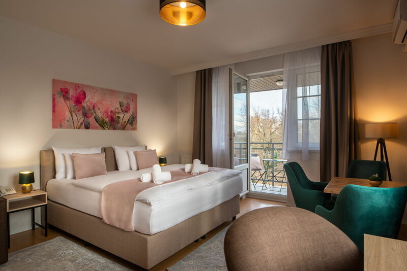 Erkélyes stúdió apartman