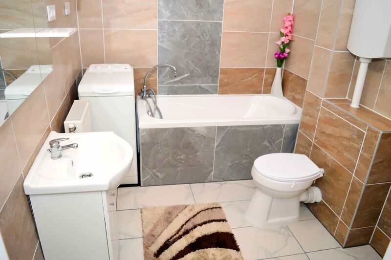 Grand erkélyes apartman - Fürdőszoba