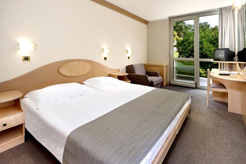 2+1 ágyas gazdaságos parkra néző szoba