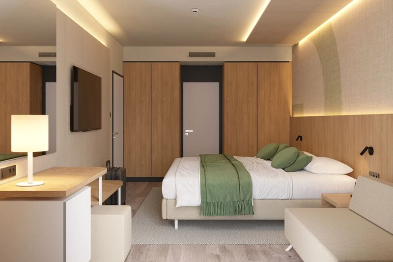 2+2 ágyas családi parkra néző balkonos szoba 2+2 ágyas családi parkra néző balkonos szoba (látványterv)