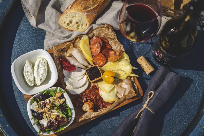 Gourmet hidegtál a borkóstoló mellé