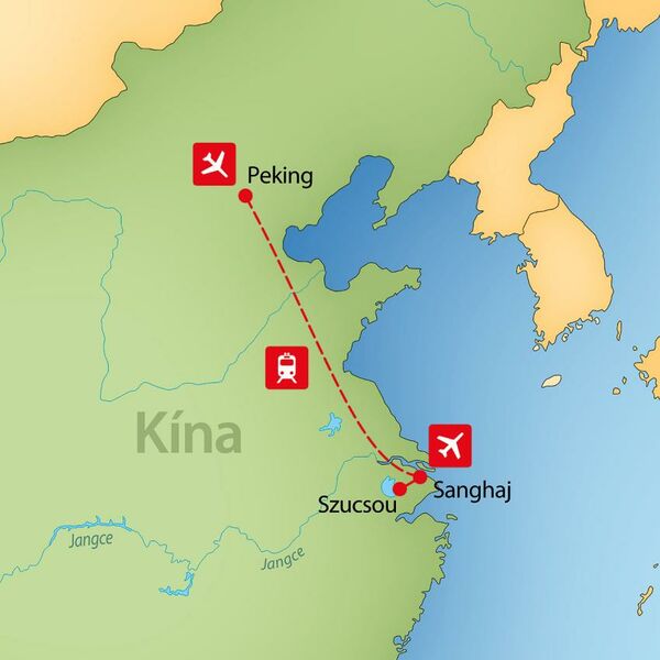 Körutazás útvonala